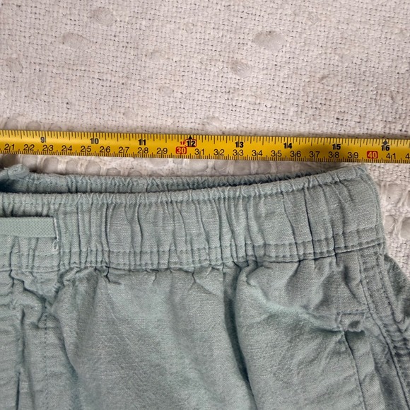 Katin Isaiah Local Shorts Linen Cotton Bld Drawstring Mint Green Medium - Picture 9 of 10